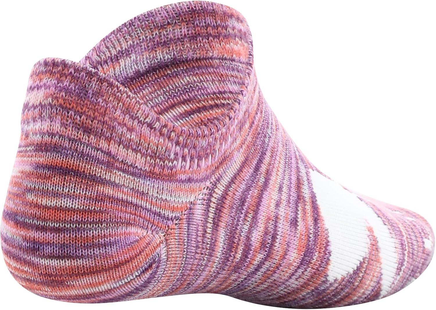 imageUnder Armour Kids Essential 20 Lightweight No Show Socks 6PairsJellyfish Purple
