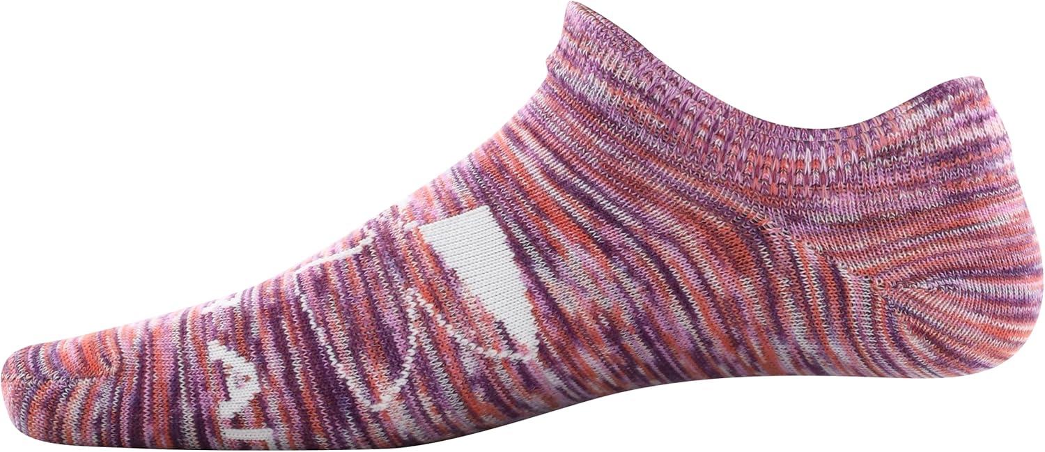 imageUnder Armour Kids Essential 20 Lightweight No Show Socks 6PairsJellyfish Purple