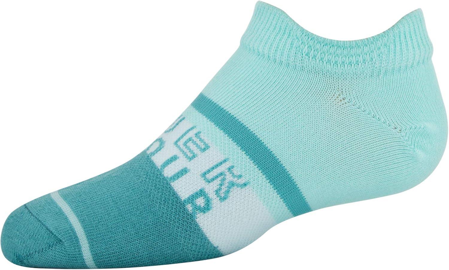 imageUnder Armour Kids Essential 20 Lightweight No Show Socks 6PairsNeo TurquoiseAssorted