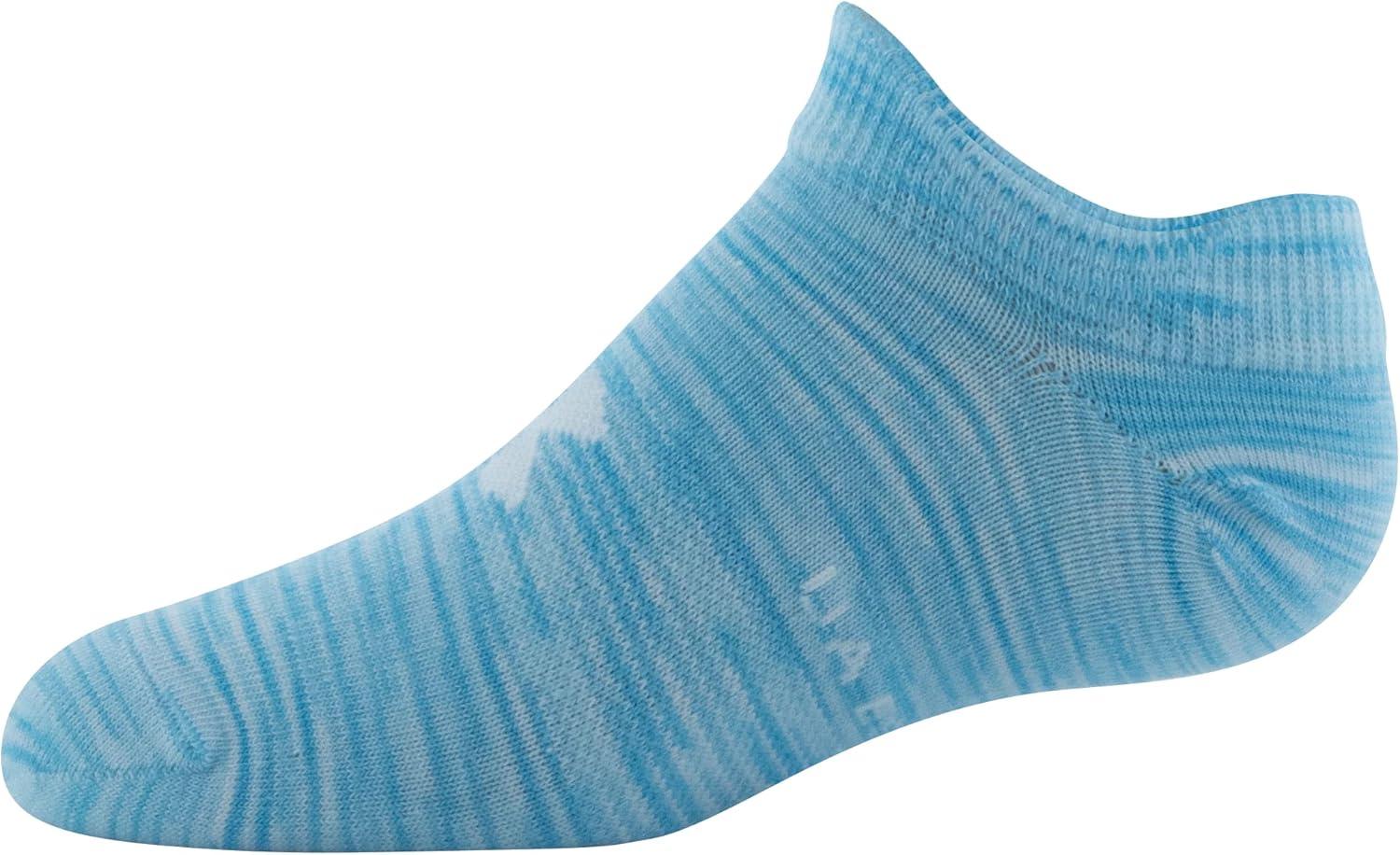 imageUnder Armour Kids Essential 20 Lightweight No Show Socks 6PairsOpal BlueWhiteWhite