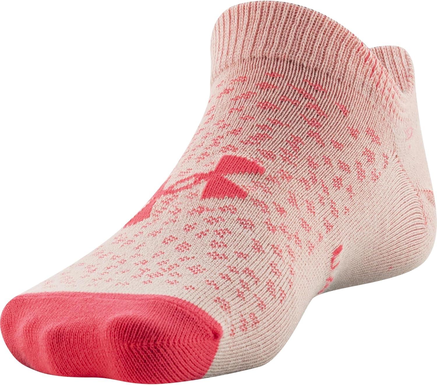 imageUnder Armour Kids Essential 20 Lightweight No Show Socks 6PairsOrange Dream Assorted