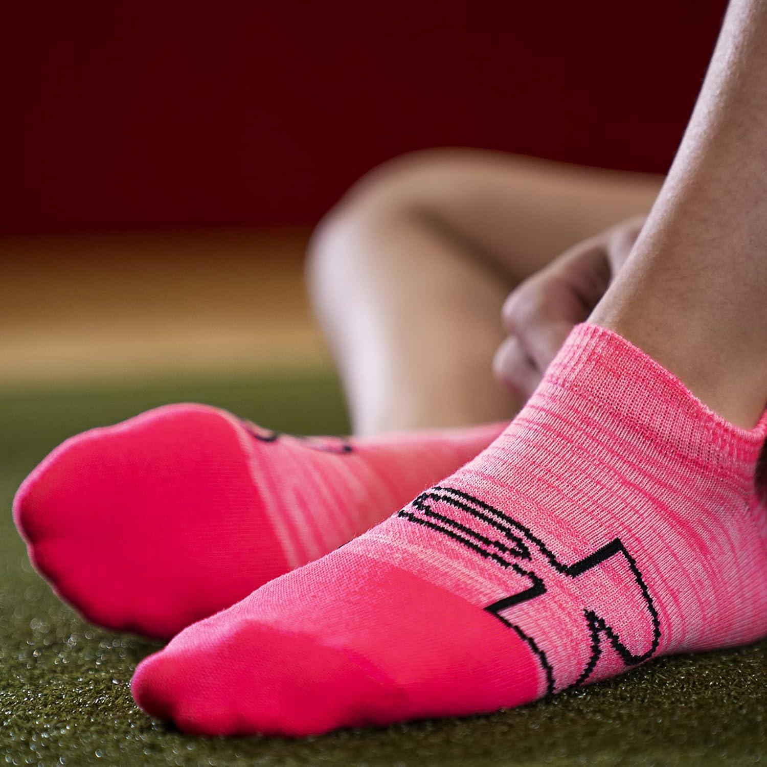 imageUnder Armour Kids Essential 20 Lightweight No Show Socks 6PairsPink SandsWhiteHalo Gray