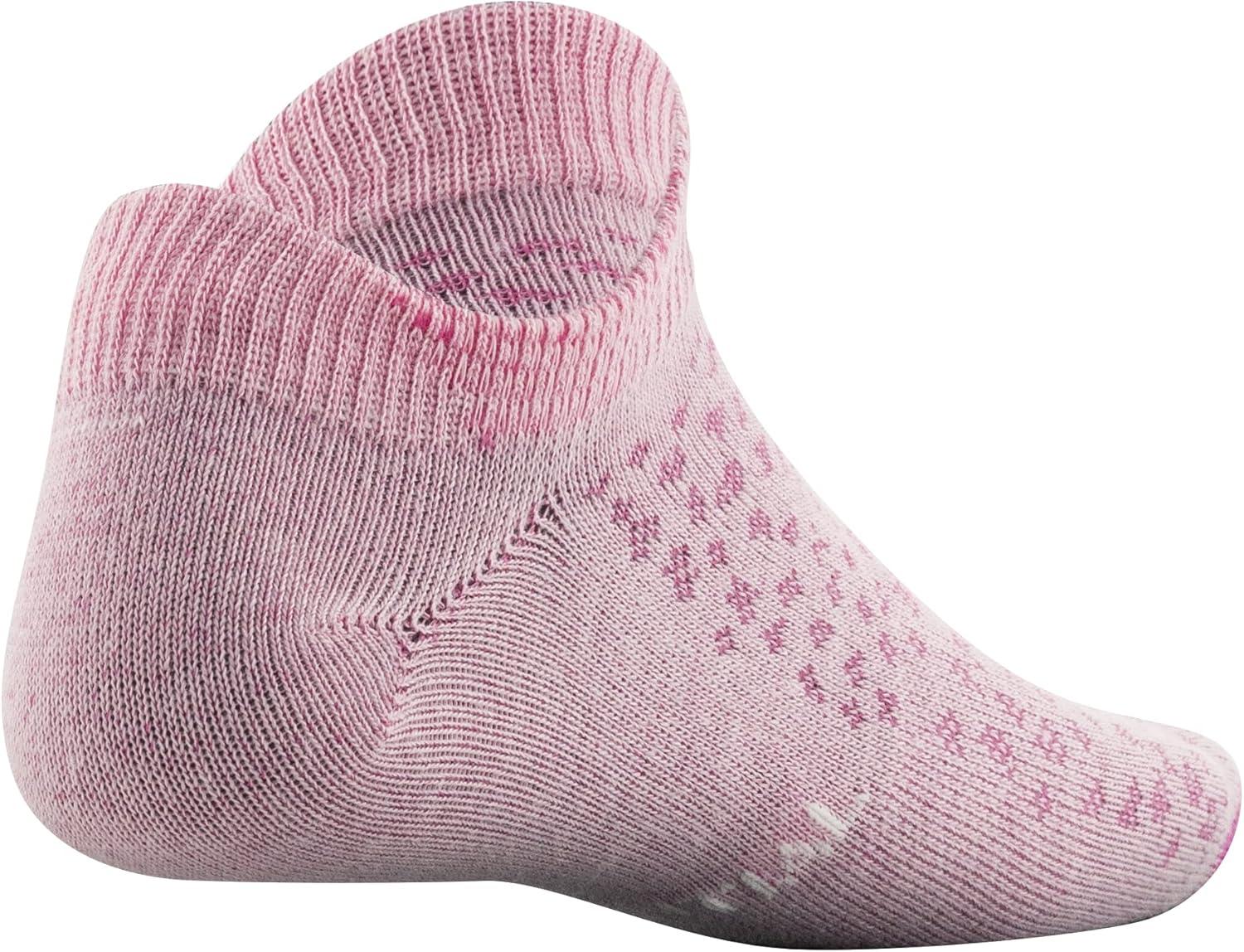 imageUnder Armour Kids Essential 20 Lightweight No Show Socks 6PairsPink Sugar Assorted
