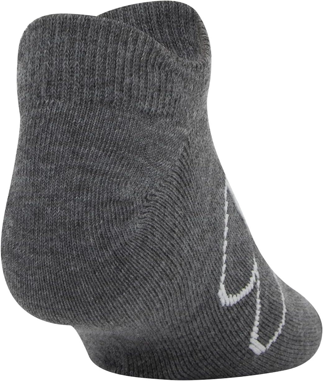 imageUnder Armour Kids Essential 20 Lightweight No Show Socks 6PairsPitch Gray Assorted