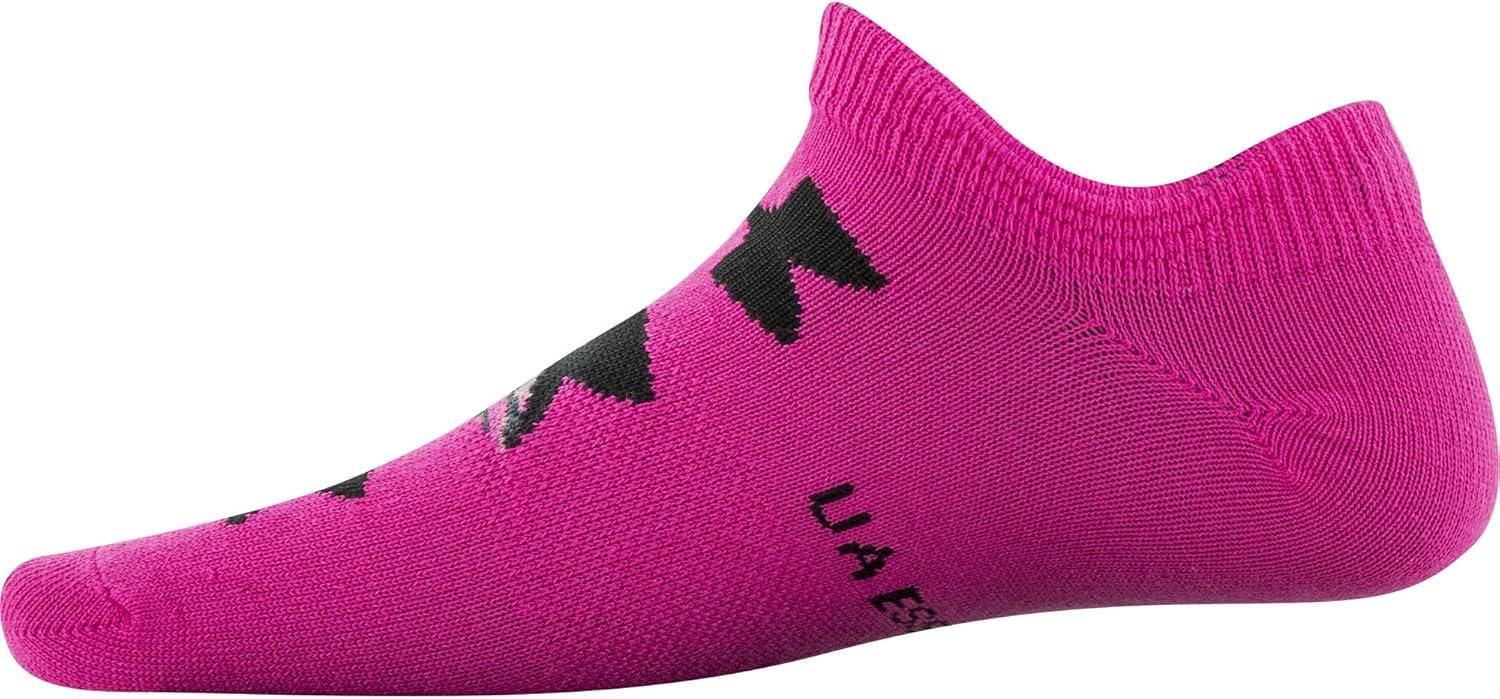 imageUnder Armour Kids Essential 20 Lightweight No Show Socks 6PairsRebel Pink Assorted