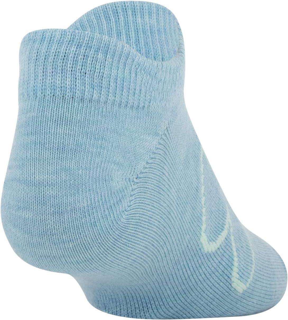 imageUnder Armour Kids Essential 20 Lightweight No Show Socks 6PairsSky Blue Assorted