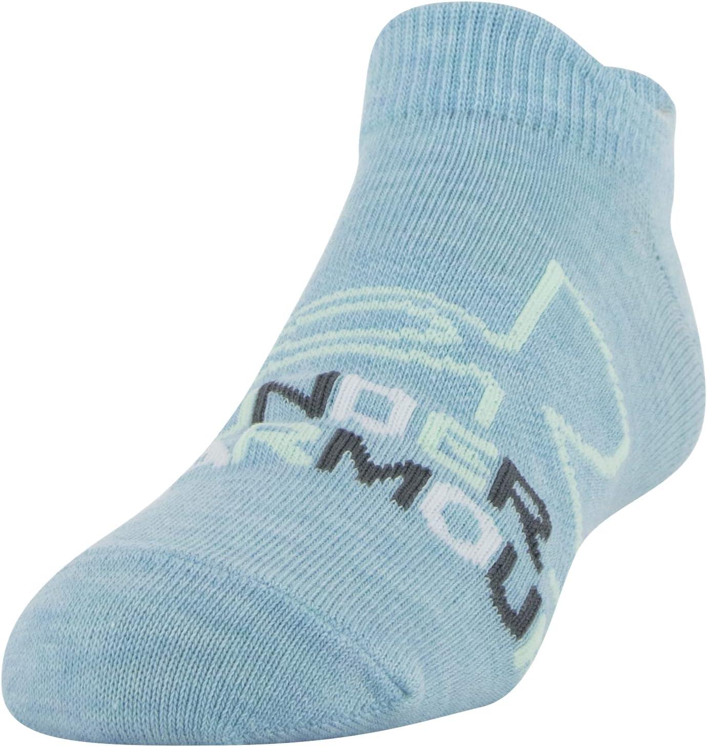 imageUnder Armour Kids Essential 20 Lightweight No Show Socks 6PairsSky Blue Assorted