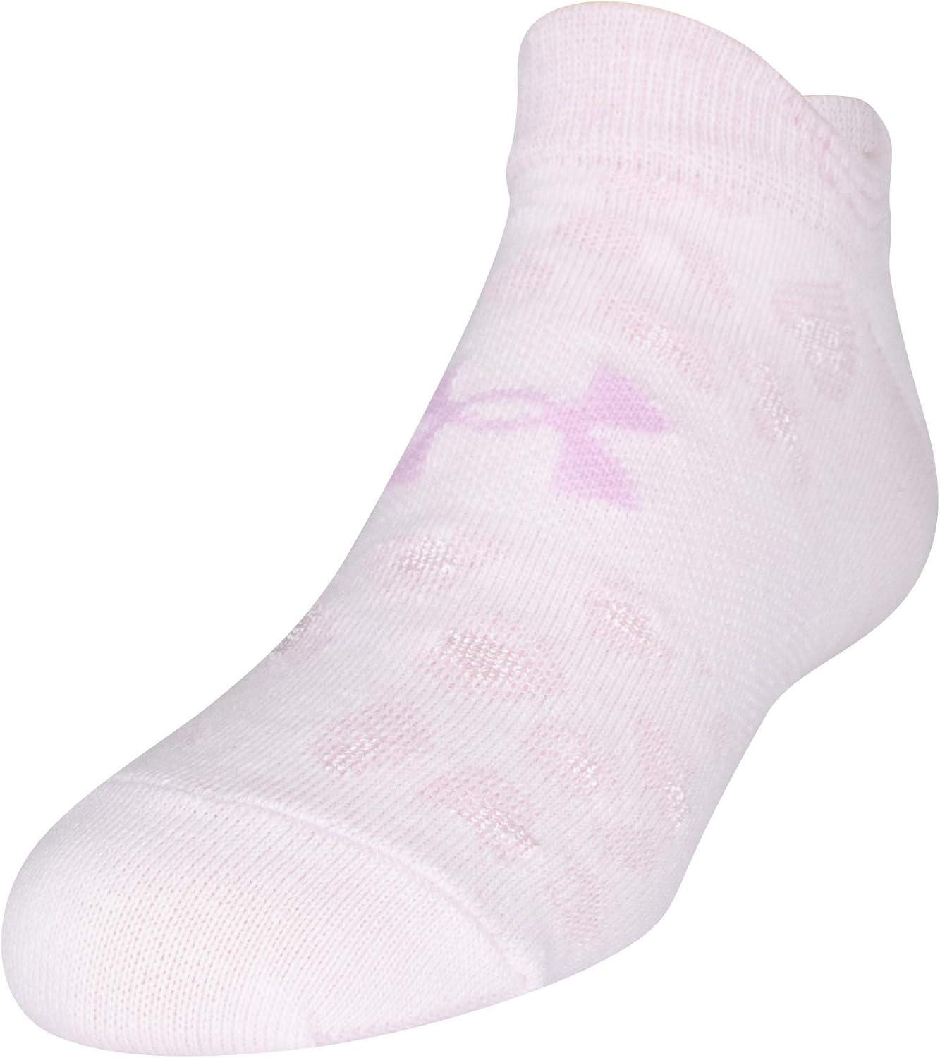 imageUnder Armour Kids Essential 20 Lightweight No Show Socks 6PairsStellar Pink Assorted