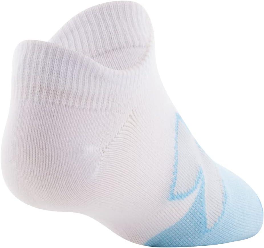 imageUnder Armour Kids Essential 20 Lightweight No Show Socks 6PairsWhiteBlackHalo Gray