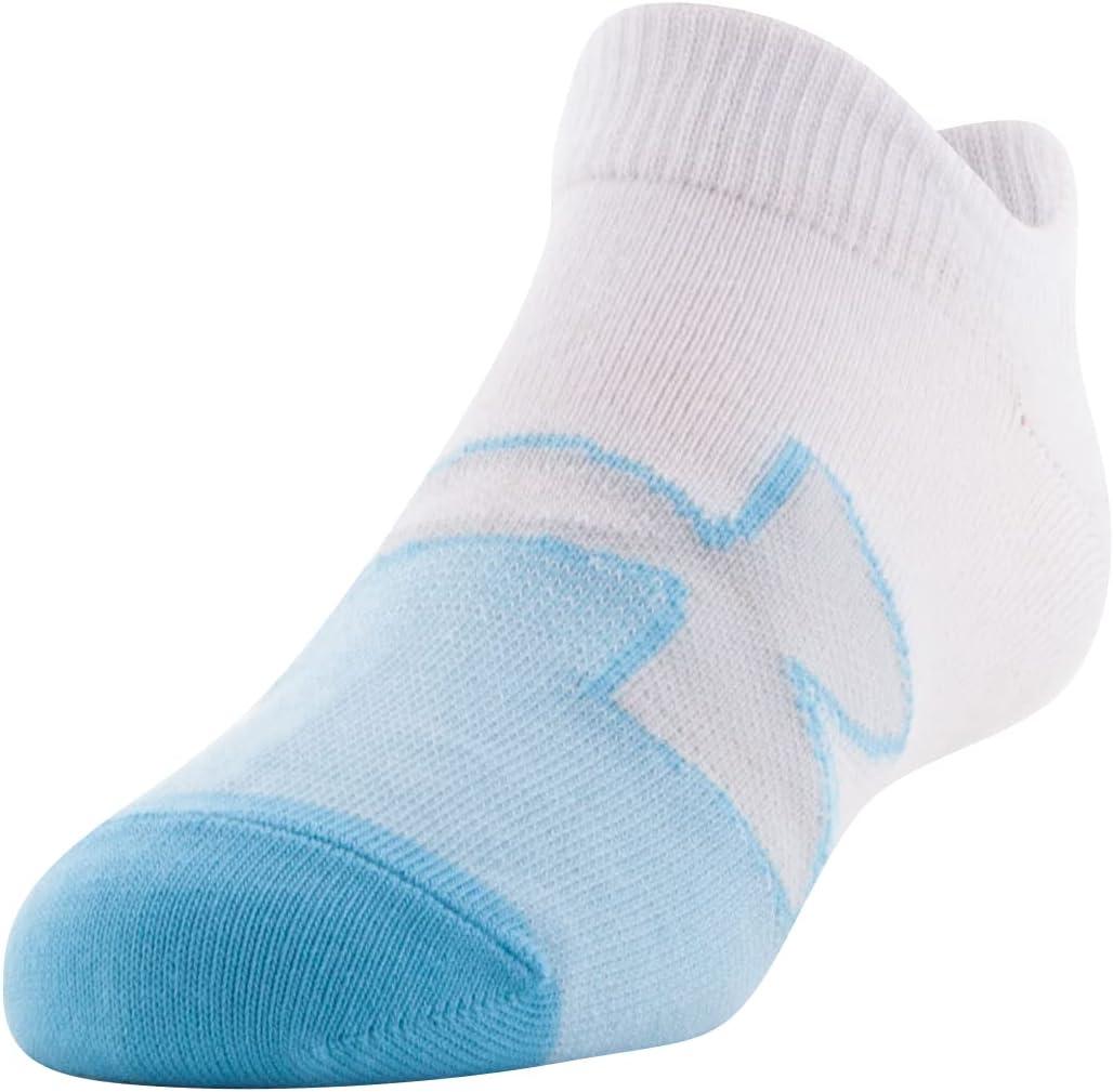 imageUnder Armour Kids Essential 20 Lightweight No Show Socks 6PairsWhiteBlackHalo Gray