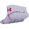 imageUnder Armour Boys Multi Pack Quarter SockWhite Multi Color Strip