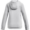 imageUnder Armour Girls Rival Fleece Big Logo Hoodie015 Halo Gray Light Heather   Versa Blue