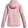 imageUnder Armour Girls Rival Fleece Big Logo Hoodie647 Prime Pink   Pink Punk