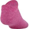 imageUnder Armour Kids Essential 20 Lightweight No Show Socks 6PairsPink Heather Assorted