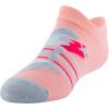 imageUnder Armour Kids Essential 20 Lightweight No Show Socks 6PairsPink SandsWhiteHalo Gray