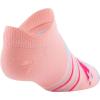 imageUnder Armour Kids Essential 20 Lightweight No Show Socks 6PairsPink SandsWhiteHalo Gray