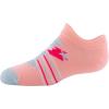 imageUnder Armour Kids Essential 20 Lightweight No Show Socks 6PairsPink SandsWhiteHalo Gray