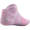 imageUnder Armour Kids Essential 20 Lightweight No Show Socks 6PairsPrime PinkWhite Assorted