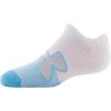 imageUnder Armour Kids Essential 20 Lightweight No Show Socks 6PairsWhiteBlackHalo Gray