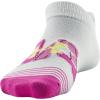 imageUnder Armour Kids Essential 20 Lightweight No Show Socks 6PairsWhiteRebel Pink Assorted