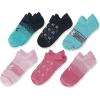 imageUnder Armour Kids Essential 20 Lightweight No Show Socks 6PairsWhiteBlue Dip