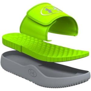 imageUnder Armour Boys Ignite Pro 8 Slide Sandal003 BlackRacer RedHigh Vis Yellow