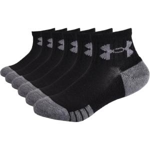 imageUnder Armour Boys Multi Pack Quarter SockBlack Tech