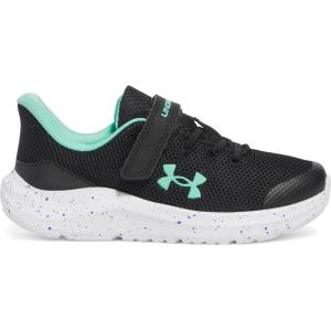 imageUnder Armour Girls Pre School Pursuit 4 Alternate Closure Sneaker001 BlackComet GreenComet Green