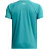imageUnder Armour Boys Tech Stadium Lights Short Sleeve T Shirt464 Circuit Teal   Highvis Yellow