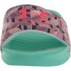 imageUnder Armour Kids Ansa Graphic Fixed Strap Slide Sandal104 WhiteGreen BreezePink Shock