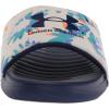 imageUnder Armour Kids Ansa Graphic Fixed Strap Slide Sandal105 WhiteSonar BlueSonar Blue