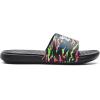 imageUnder Armour Kids Ansa Graphic Fixed Strap Slide SandalBlack 005Purple Switch