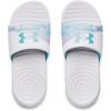 imageUnder Armour Kids Ansa Graphic Fixed Strap Slide SandalWhite 101Cloudless Sky