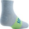 imageUnder Armour Kids Essential Lite Quarter Socks 6PairsHalo GrayWhiteCruise Blue