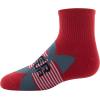 imageUnder Armour Kids Essential Lite Quarter Socks 6PairsRedPitch GrayBlack