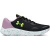 imageUnder Armour Kids Grade School Charged Pursuit 3 Running Shoe002 BlackPurple AceHighvis Yellow