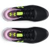 imageUnder Armour Kids Grade School Charged Pursuit 3 Running Shoe002 BlackPurple AceHighvis Yellow