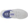 imageUnder Armour Kids Grade School Charged Pursuit 3 Running ShoeHalo GrayBaja BlueMetallic Silver