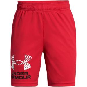 imageUnder Armour Boys Tech Logo Shorts600 Red   White