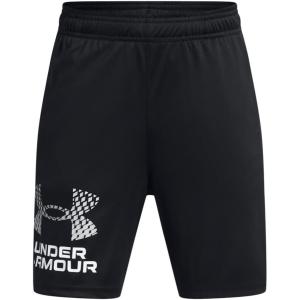 imageUnder Armour Boys Tech Logo ShortsBlack  Mod Gray001
