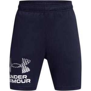 imageUnder Armour Boys Tech Logo ShortsMidnight Navy  Mod Gray410