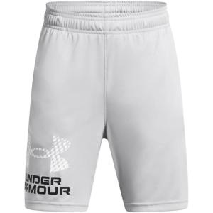 imageUnder Armour Boys Tech Logo ShortsMod Gray  White011