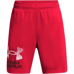imageUnder Armour Boys Tech Logo ShortsRed  White600