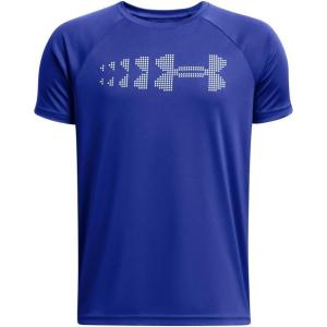 imageUnder Armour Boys Tech Stadium Lights Short Sleeve T Shirt400 Team Royal   White