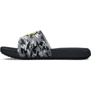 imageUnder Armour Kids Ansa Graphic Fixed Strap Slide Sandal010 BlackMod GrayTahoe Gold
