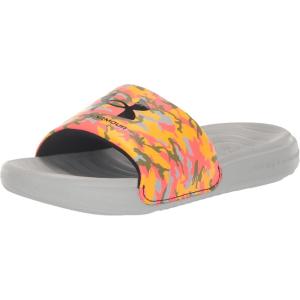 imageUnder Armour Kids Ansa Graphic Fixed Strap Slide Sandal107 Mod GrayBetaBlack