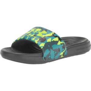 imageUnder Armour Kids Ansa Graphic Fixed Strap Slide Sandal300 Lime SurgePitch GrayLime Surge