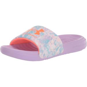 imageUnder Armour Kids Ansa Graphic Fixed Strap Slide SandalOctane 500Electric Tangerine