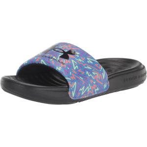 imageUnder Armour Kids Ansa Graphic Fixed Strap Slide SandalWater 402Black