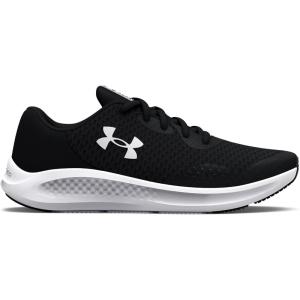 imageUnder Armour Kids Grade School Charged Pursuit 3 Running Shoe001 BlackBlackWhite